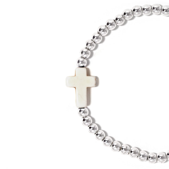 Cross Bracelet Cream