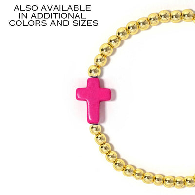 Cross Bracelet Pink