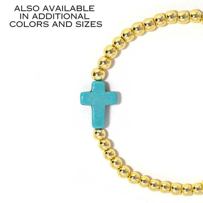 Cross Bracelet Turquoise