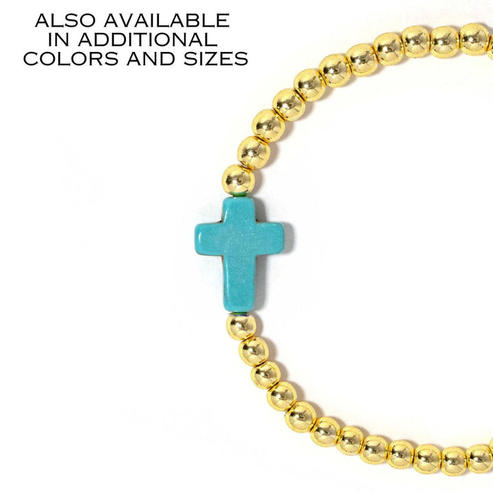 Cross Bracelet Turquoise