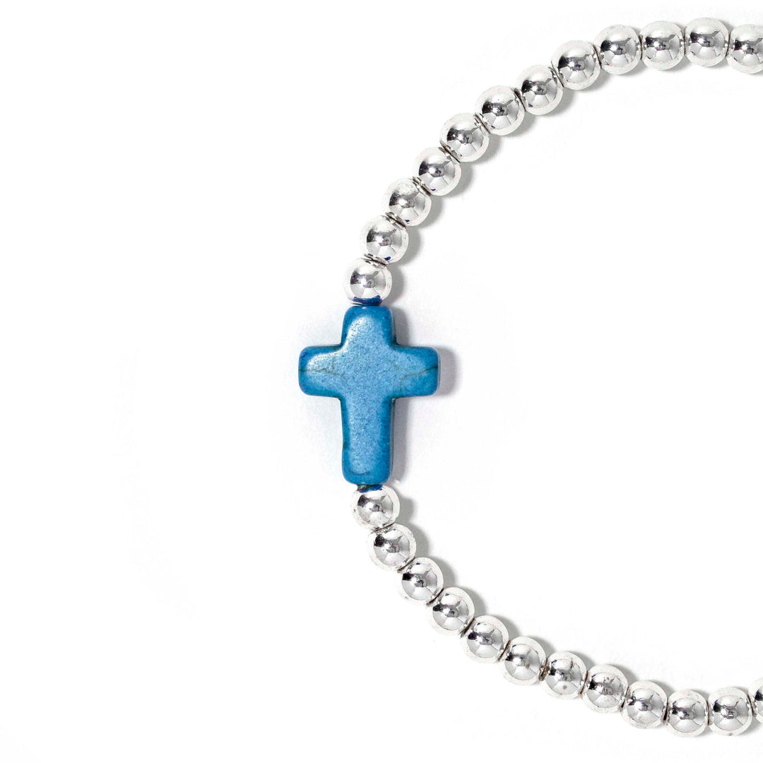 Cross Bracelet Turquoise