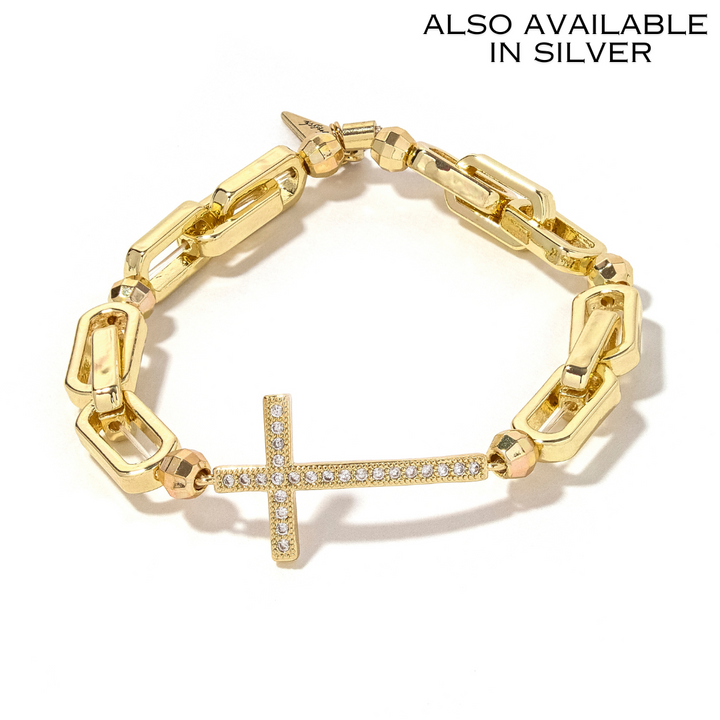 Cross Chain Bracelet
