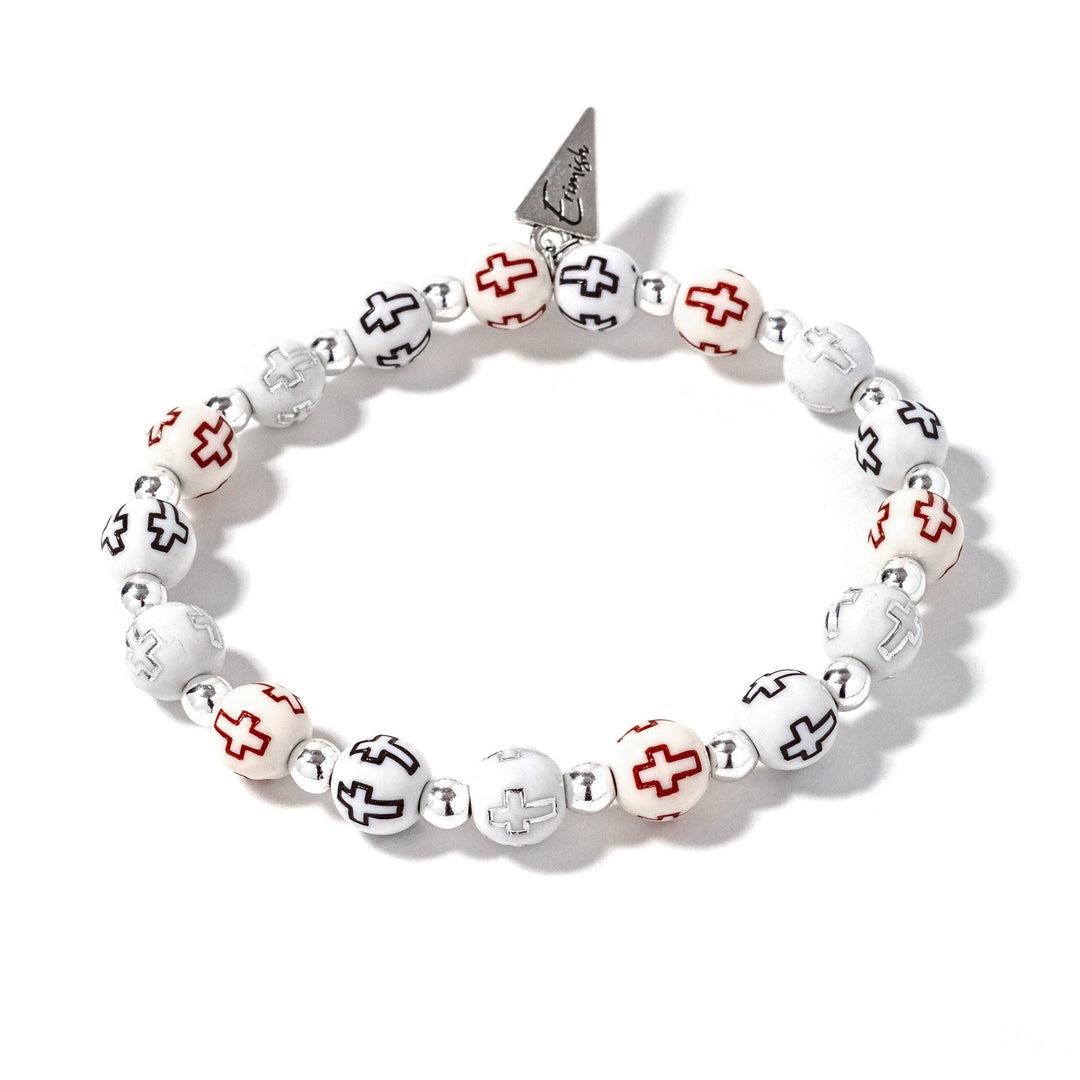 Cross Staple Bracelet
