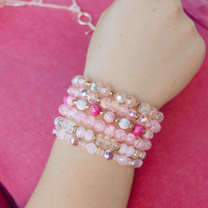 Cross Staple Bracelet Breast Cancer