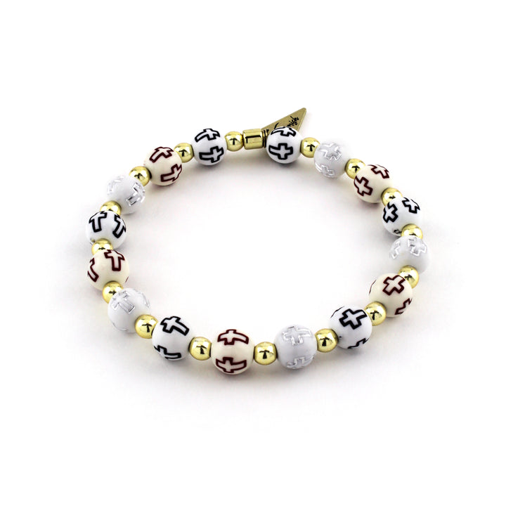 Cross Staple Bracelet