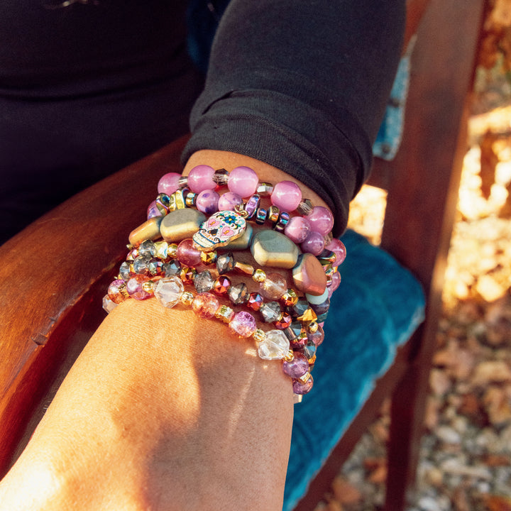 Day of the Dead Bracelet Stack