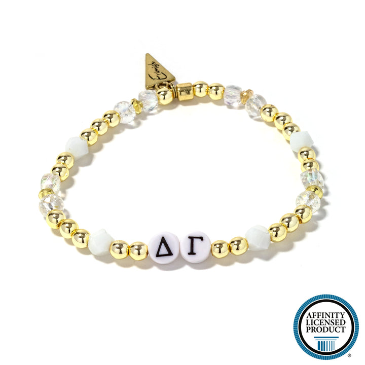 Delta Gamma - White Bracelet