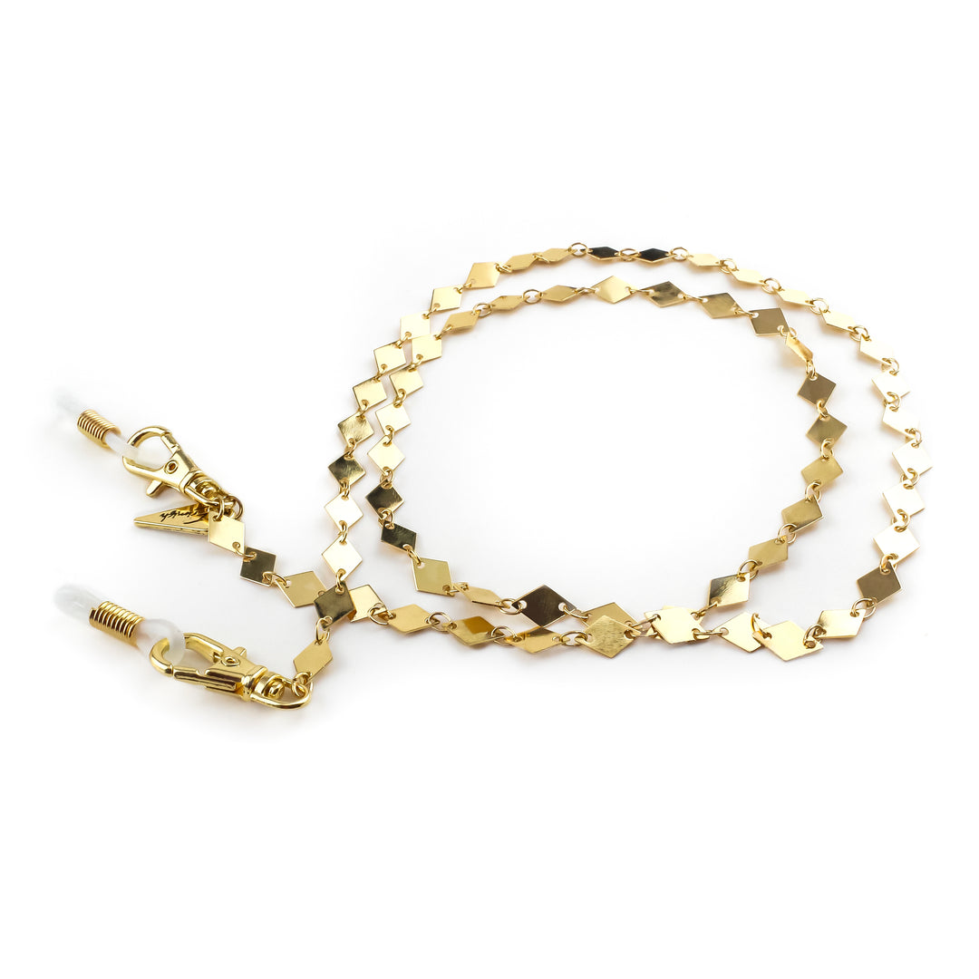 Diamond Sunglass Chain Gold - Erimish