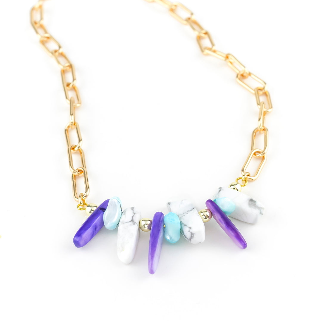 Digital Necklace Purple