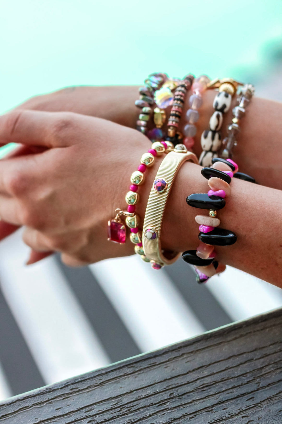 Snake Cuff Pink - Erimish
