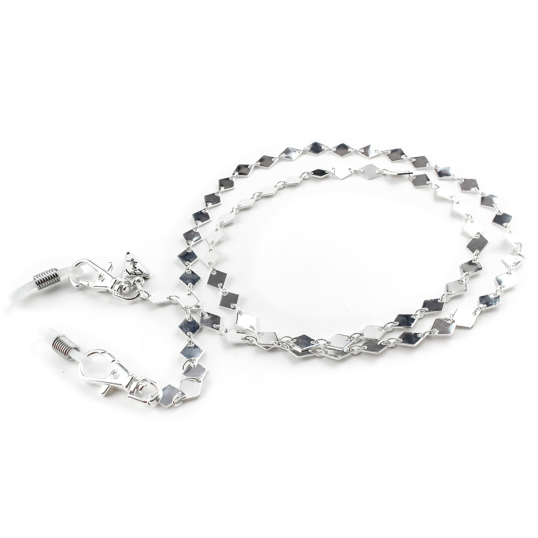 Diamond Sunglass Chain Silver - Erimish