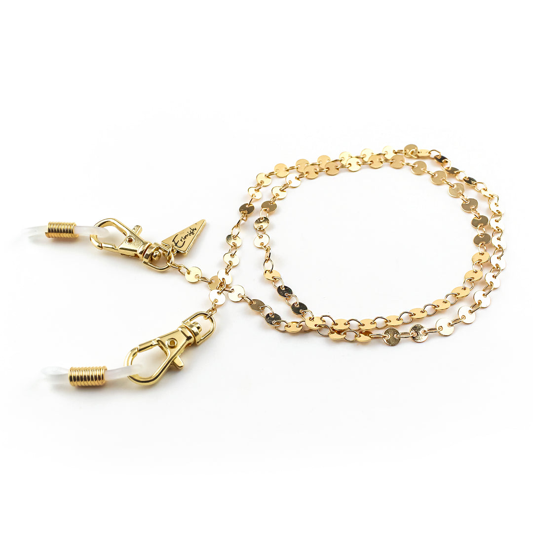 Disco Sunglass Chain Gold - Erimish
