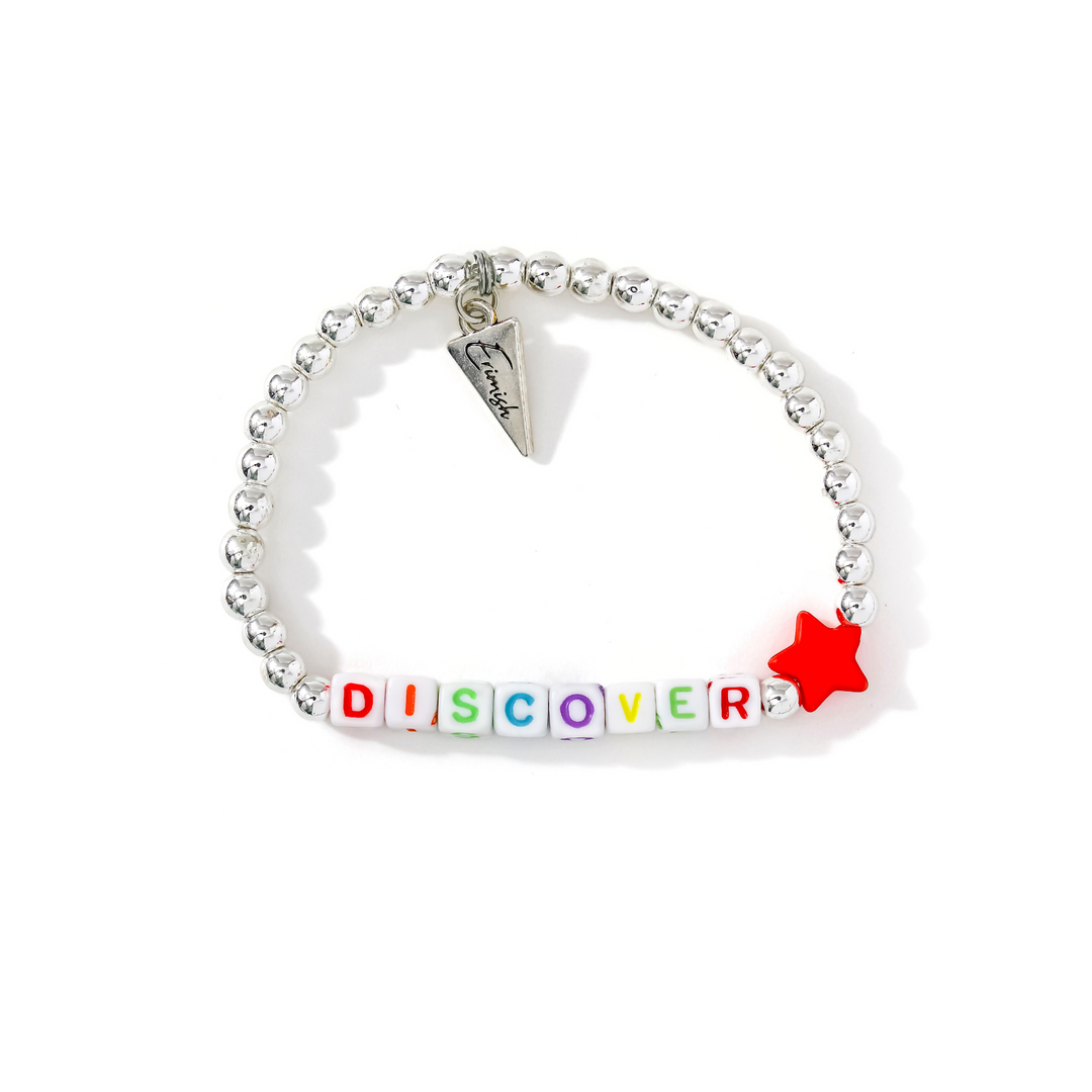 Gem Jams Space Bracelet Discover Silver (KIDS) - Erimish