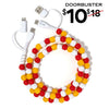 Doorbuster Beaded Phone Charger Red Multi