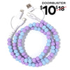 Doorbuster Beaded Phone Charger Blue Multi