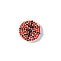 Silver Basketball slider emblem