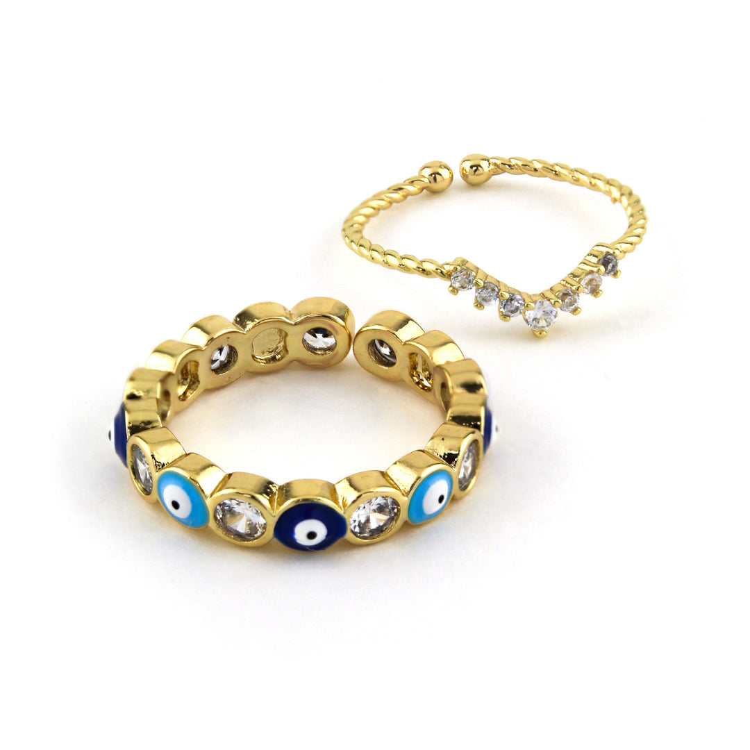 Evil Eye Ring Blue - Erimish