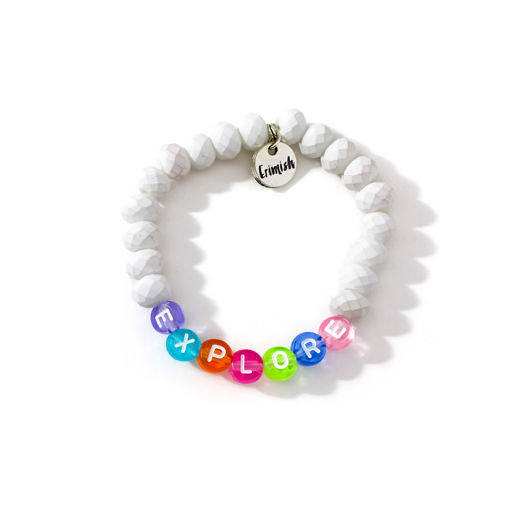 Gem Jams Space Bracelet Explore White (KIDS) - Erimish