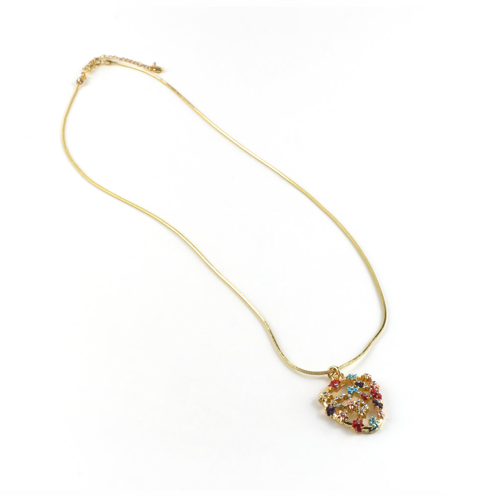 Flower Skull Necklace - Erimish