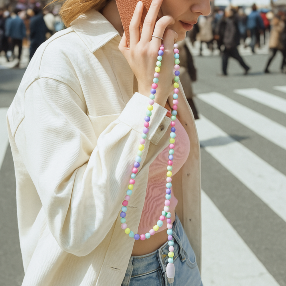 Beaded Phone Charger Multi - Erimish