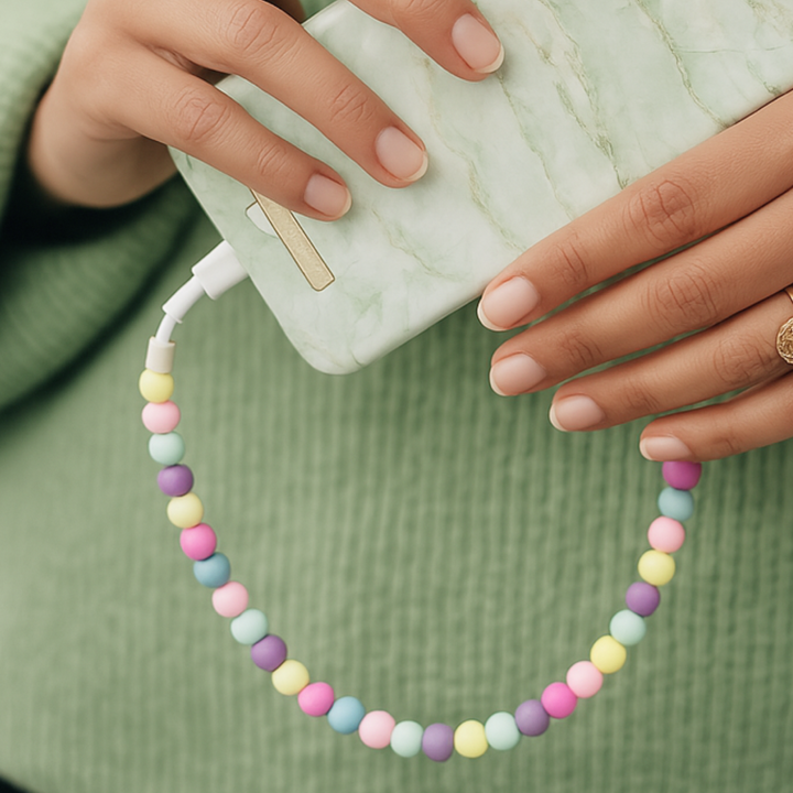 Beaded Phone Charger Multi - Erimish