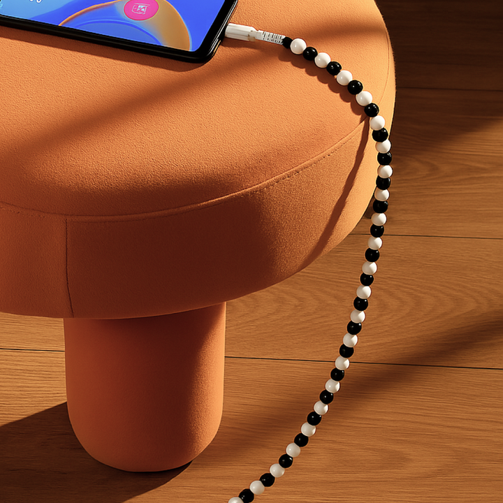 Beaded Phone Charger Oreo - Erimish