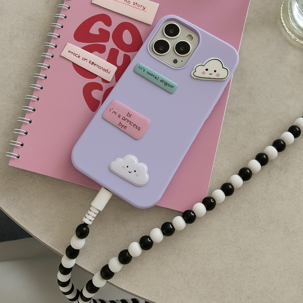Beaded Phone Charger Oreo - Erimish