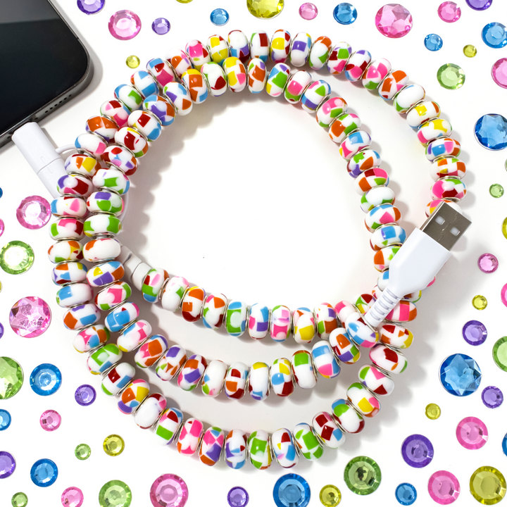Beaded Phone Charger Fruity