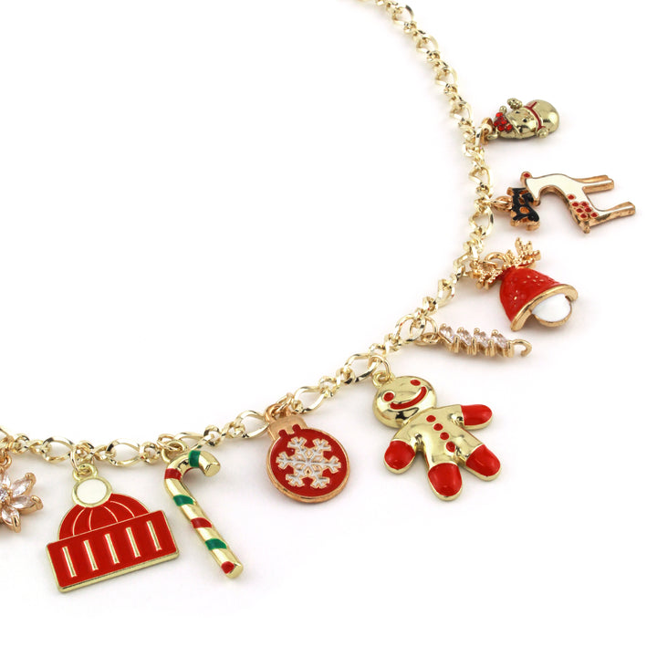Gingerbread Charm Necklace