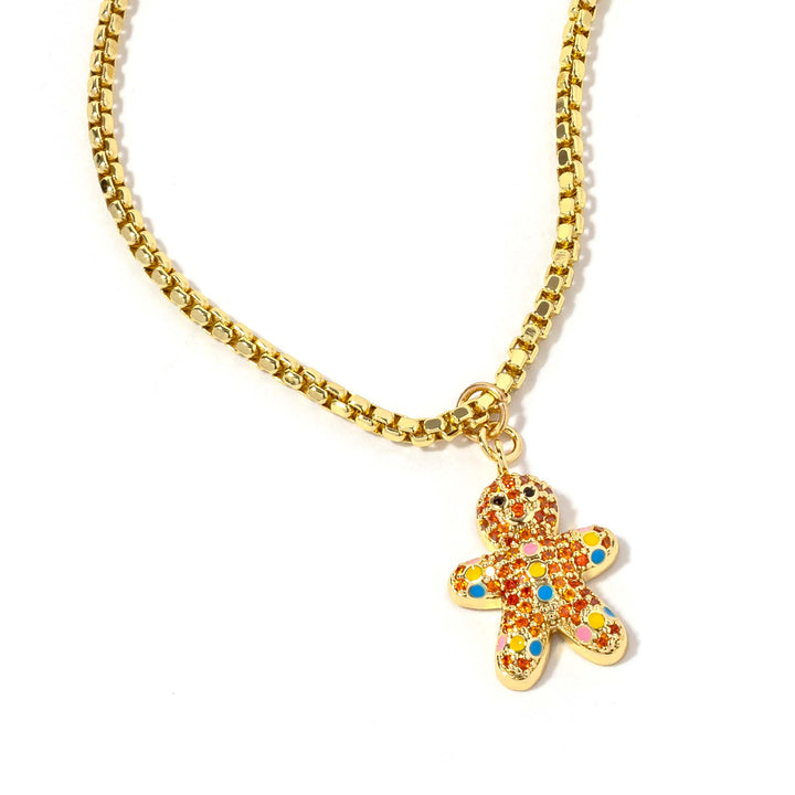 Gingerbread Necklace