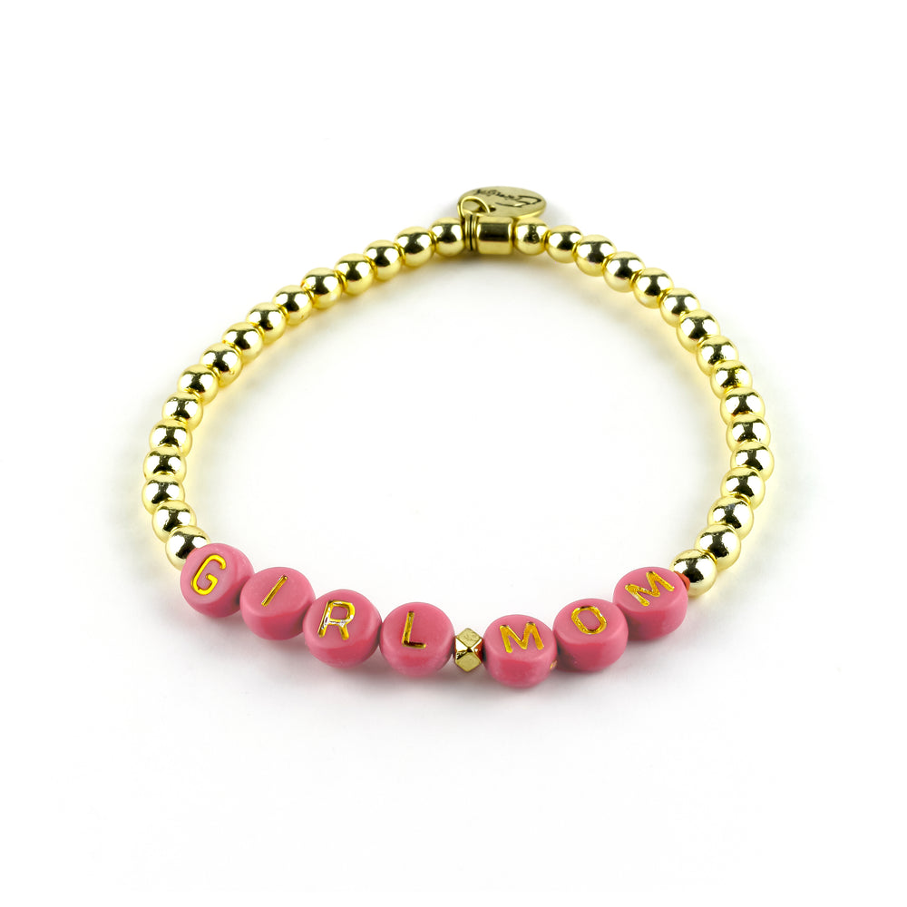 Girl Mom Custom Bracelet-J - Erimish