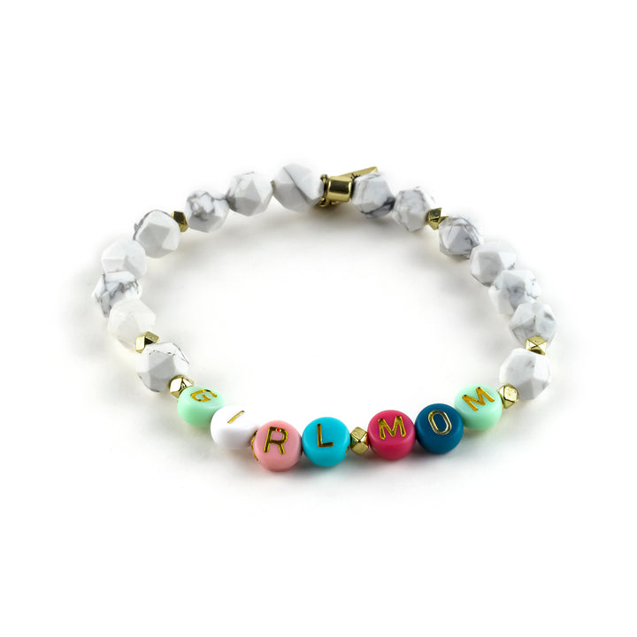 Girl Mom Custom Bracelet-M - Erimish
