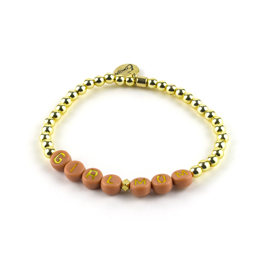Girl Mom Custom Bracelet-J - Erimish