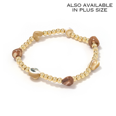 Neutral Shell Bracelet