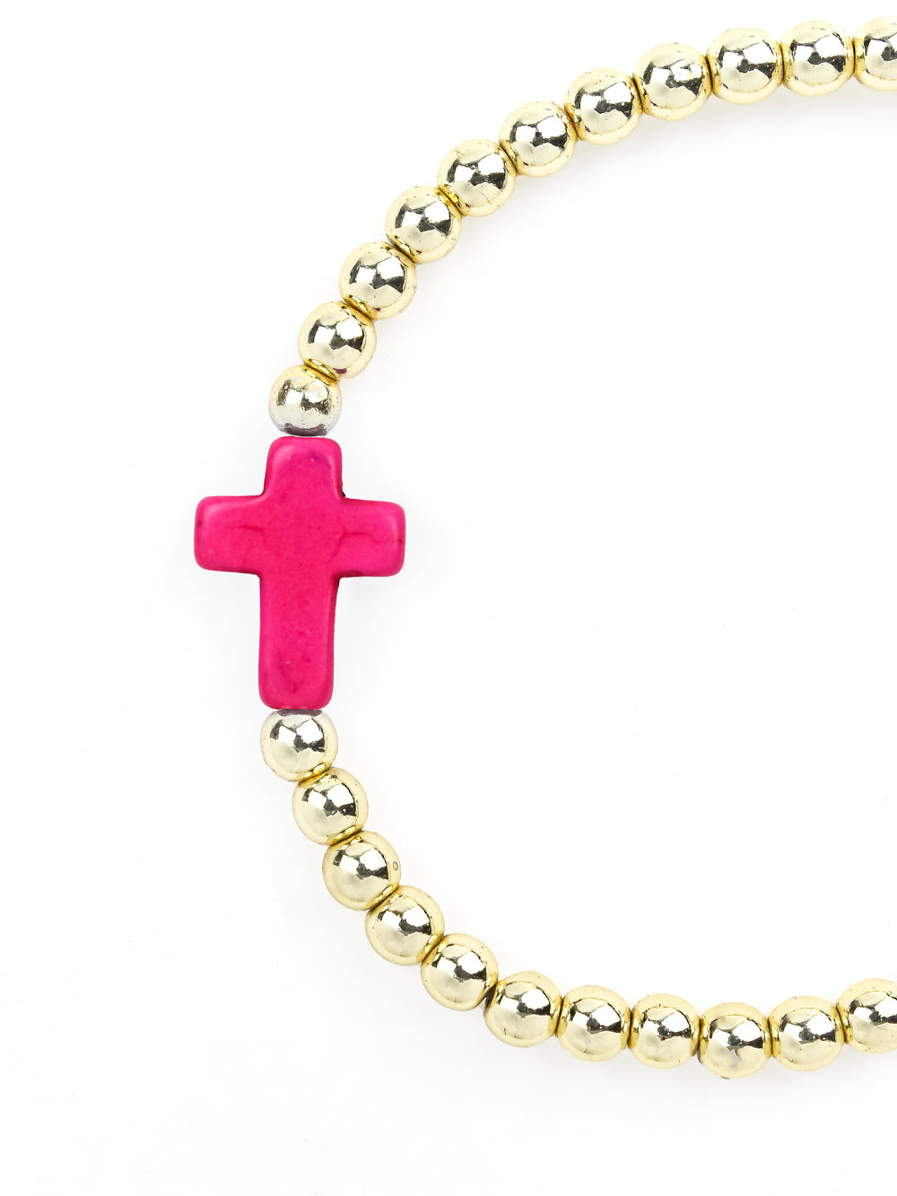 Cross Bracelet Pink - Erimish