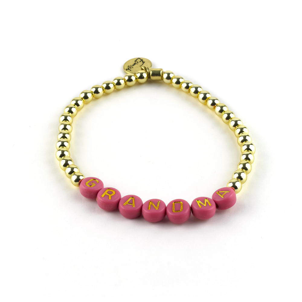 Grandma Custom Bracelet-J - Erimish