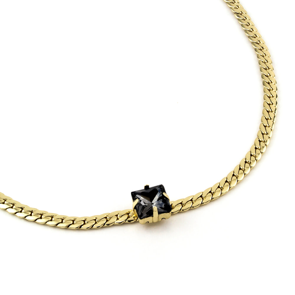 Hailey Necklace Black - Erimish