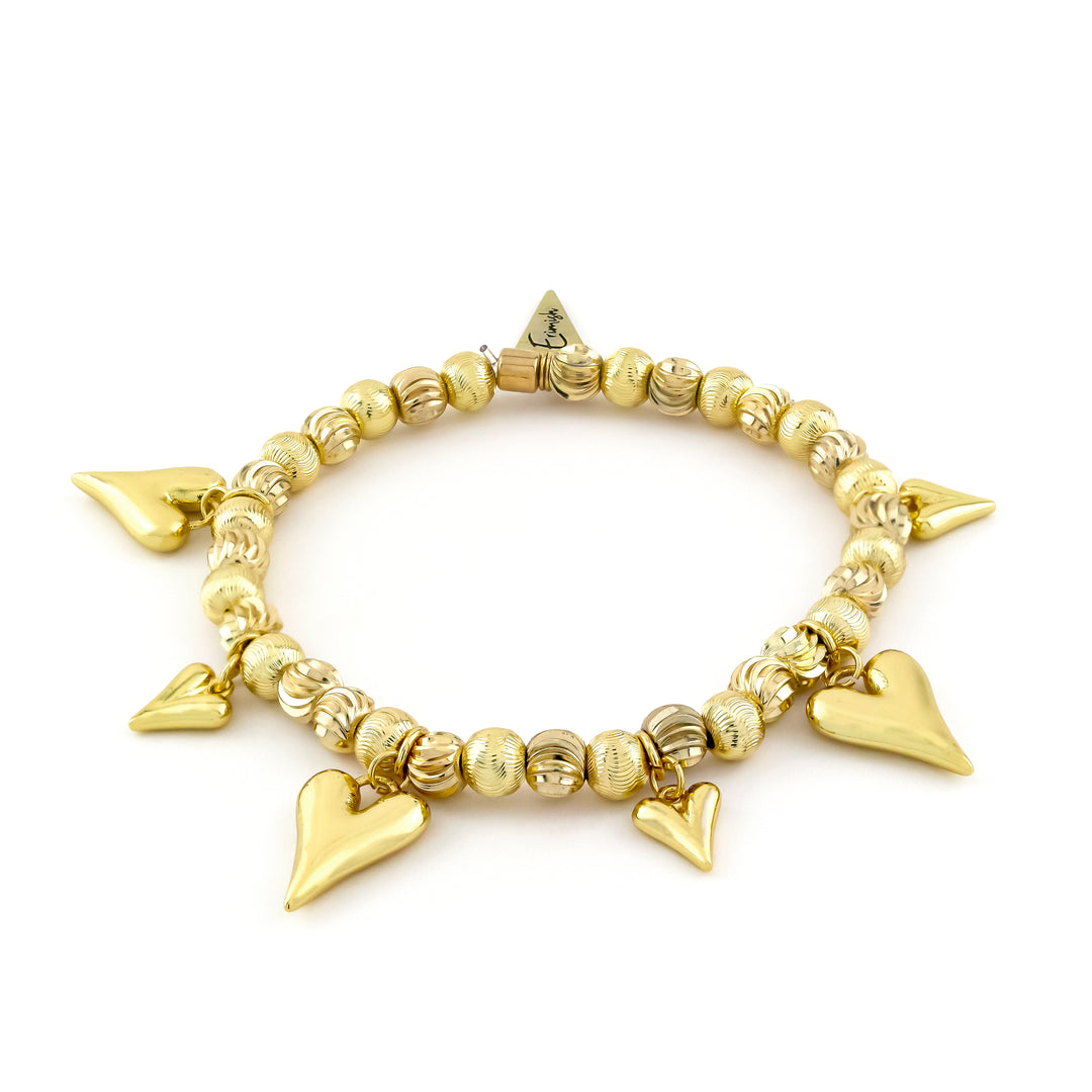 Gem Jams Heart Charm Bracelet (KIDS) - Erimish