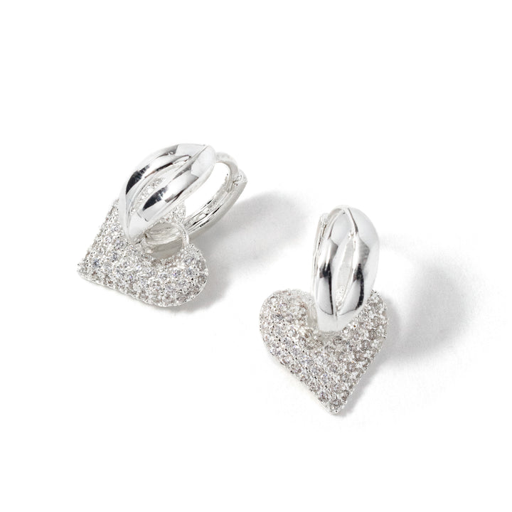 Heart Hoop Earrings