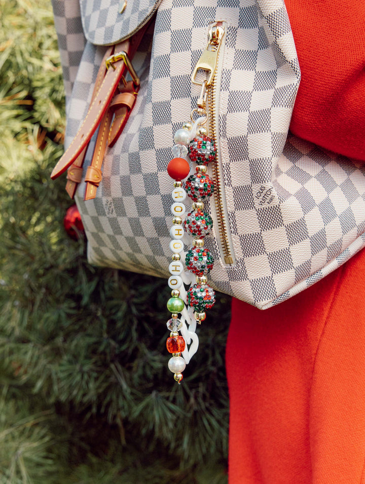 Bag Charm Ho Ho Ho Ship Date 10/20