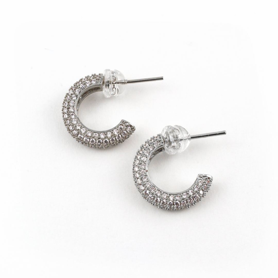 Hoopy Earrings Silver