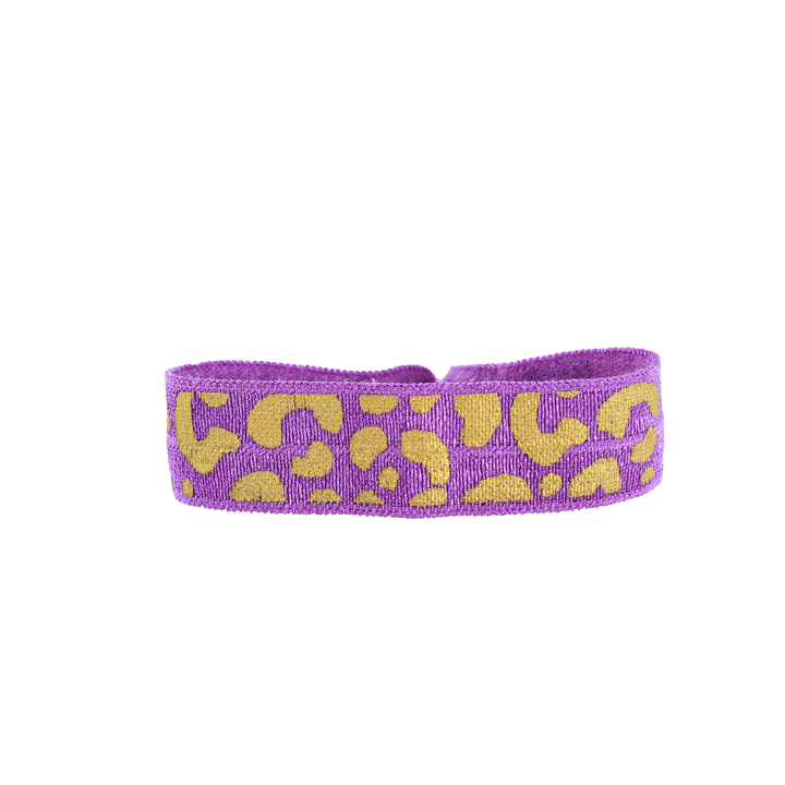 Hair Ties Purple/Gold