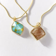 Knox Necklace Turq