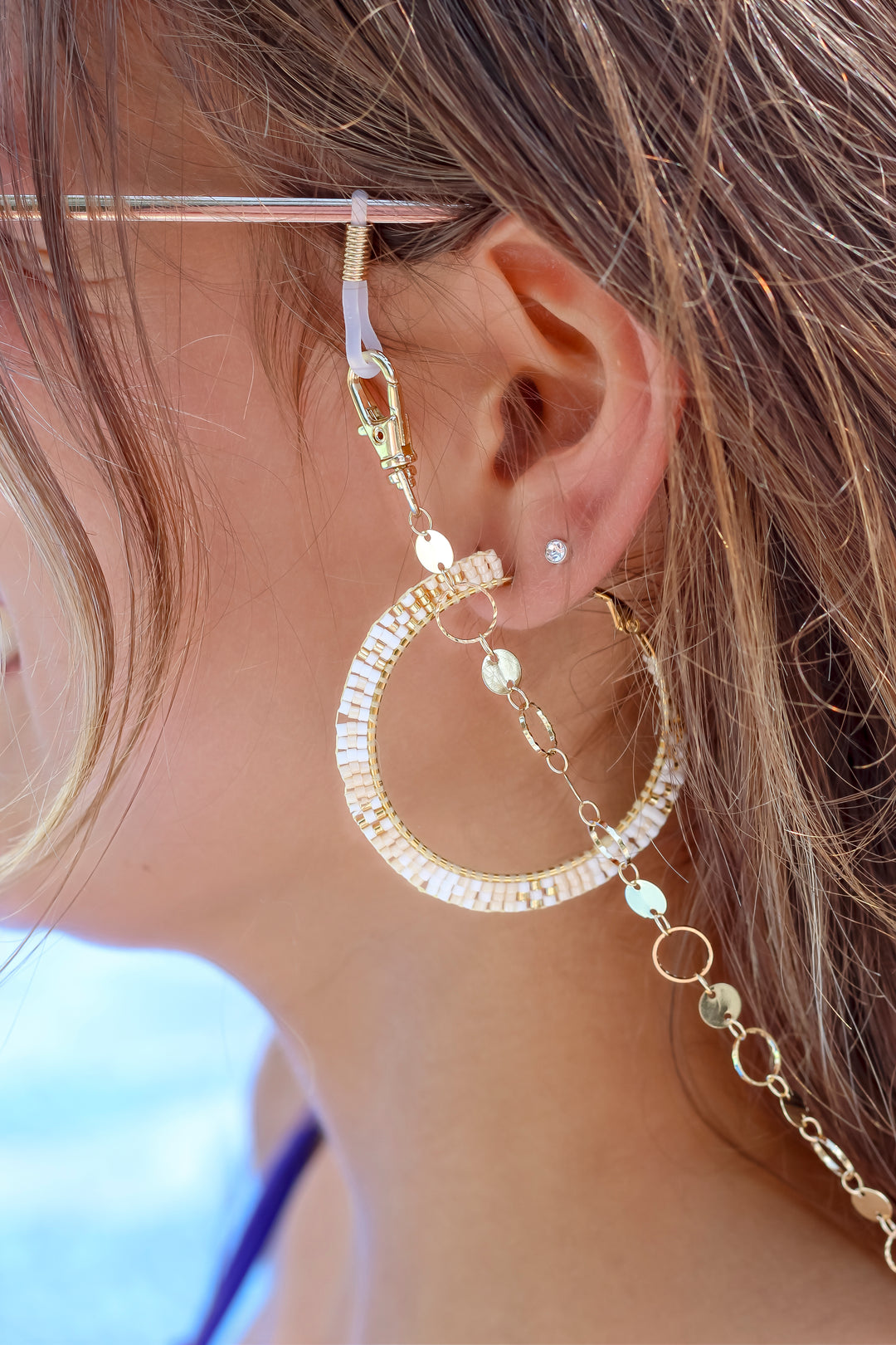 Sunburst Earrings Neutral