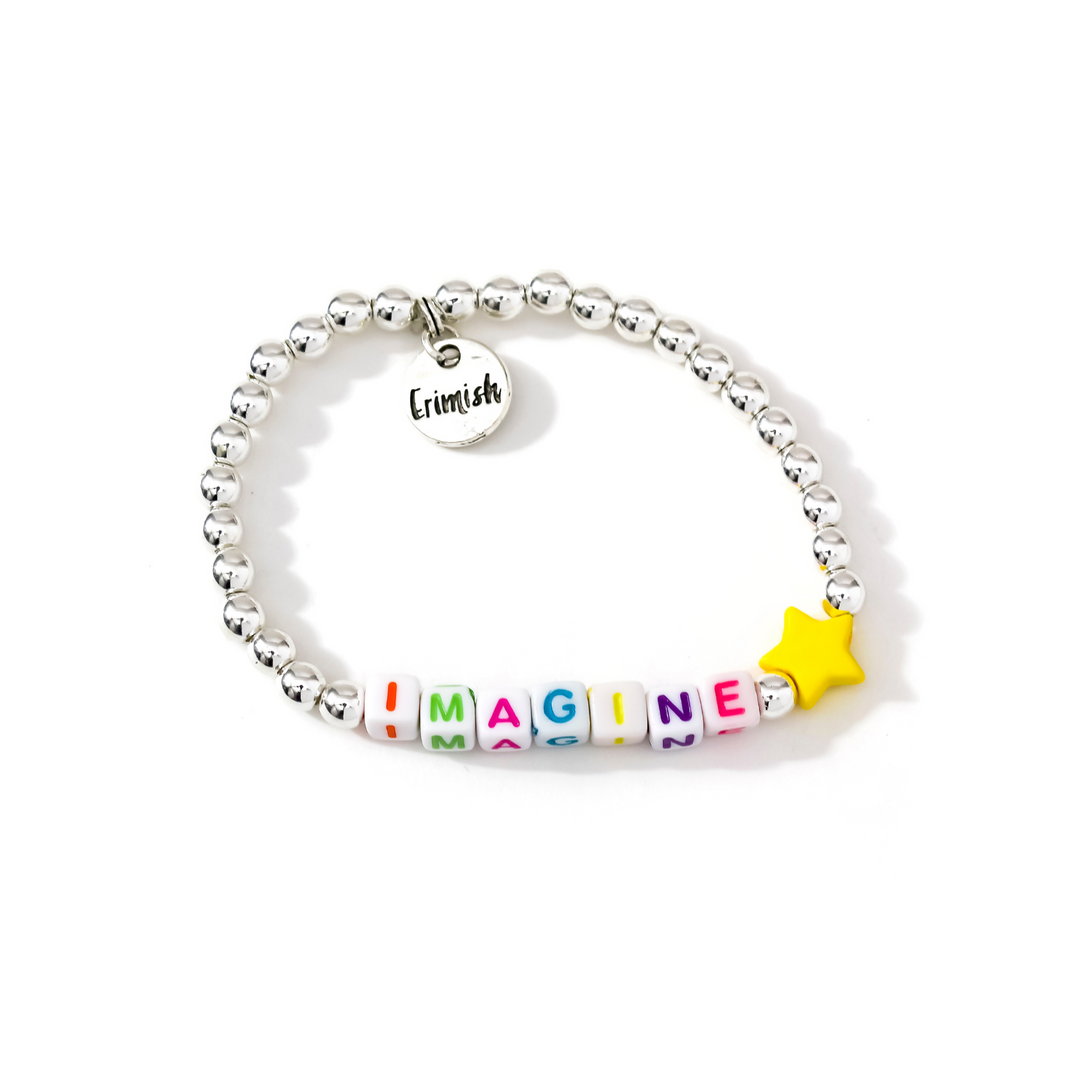 Gem Jams Space Bracelet Imagine Silver (KIDS) - Erimish