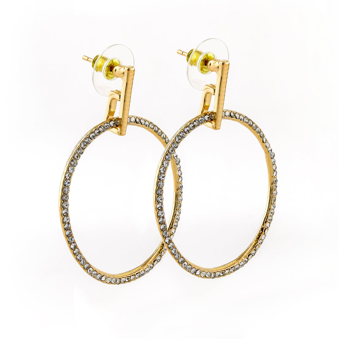 Jade Earrings Gold
