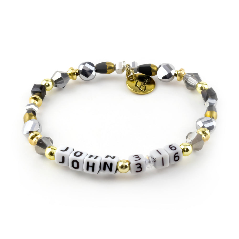 Custom Scripture Bracelet Black - Erimish