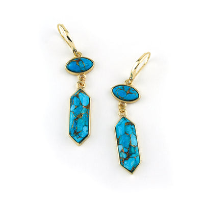 Josie Earrings Turq