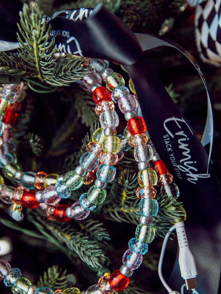 Beaded Phone Charger Joyful