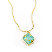 Knox Necklace Turq